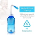 thumbnail image 4 of Kit de Rinçage des Sinus, 300ml Neti Pot Kit de Rinçage des Sinus avec 30 Sachets de Sel de Lavage Nasal et Autocollant Thermomètre, Kit de Rinçage des Sinus Nasaux Compatible avec Adultes, 4 of 5
