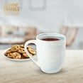 thumbnail image 3 of Thyme & Table Blue Marble Stoneware Coffee Mug, 15 fl oz, 3 of 6