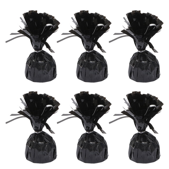 CSChome Balloon Blocks 6Pcs Balloon Weights Foil-Wrapped Long-lasting Reusable Wedding Party Prom Balloon Blocks