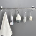 thumbnail image 6 of Minzimin 8/16 Pcs S Hooks for Hanging, 3.5 inch Heavy Duty Metal S Hooks with Safety Buckle S Shaped Hooks Pot Rack Closet Hooks for Hanging Plants, Clothes, Kitchen Utensil, Pots, Pans, Bags, 6 of 7