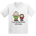 thumbnail image 3 of Inktastic I Love My Brother with Autism Youth T-Shirt, 3 of 5