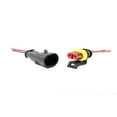 thumbnail image 2 of FRCOLOR 5 Pairs Waterproof Electrical Cable Connectors for Car Use with 2-Pin Plugs and Wires Kits 10A, 2 of 5