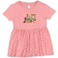 thumbnail image 3 of Inktastic Christmas Train Girls Baby Dress, 3 of 5