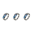 thumbnail image 2 of Guardoinrt Bague Classique pour Femmes à la Mode et Adaptée à Diverses Occasions de Mariage Bleu 9 3Set, 2 of 6