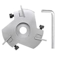 thumbnail image 1 of Grinder Disc Wood Carving Woodworking Detachable 3 Blade Root Milling Cutter, 1 of 7