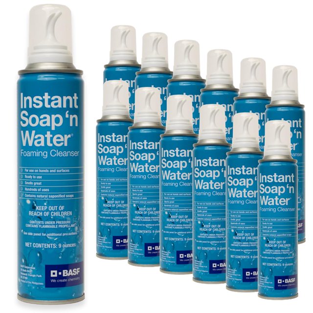 Limpiador de manos en espuma BASF Instant Soap & Water 265 ml