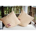 thumbnail image 3 of Simply Daisy 18" x 18" Modern Monogram Indoor/Outdoor Polyester Throw Pillow, Dusty Rose, 3 of 4