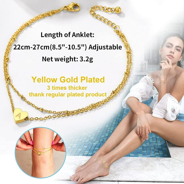 8 inch 2024 ankle bracelets