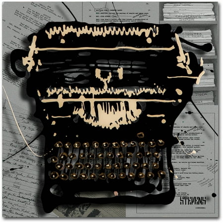 Trademark Fine Art "Movie Typewriter" Canvas Art by Roderick Stevens
