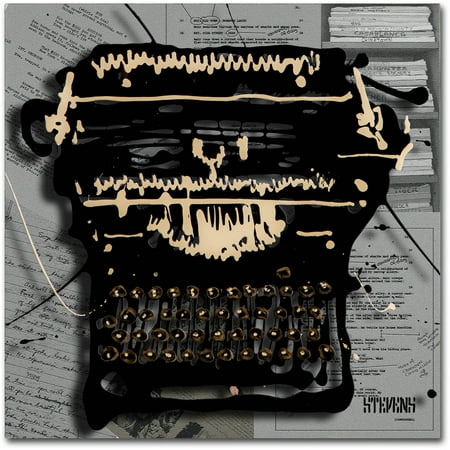 Trademark Fine Art "Movie Typewriter" Canvas Art by Roderick Stevens