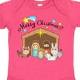 thumbnail image 4 of Inktastic Merry Christmas Cute Nativity Scene Boys or Girls Baby Bodysuit, 4 of 5