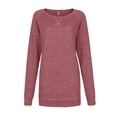 thumbnail image 7 of Womens Casual Long Sleeve Round Neck Sweatshirts Printed Loose Top Athletic Women Women Thin Long Sleeve Shirt Ladies Long Sleeve Shirts, 7 of 7
