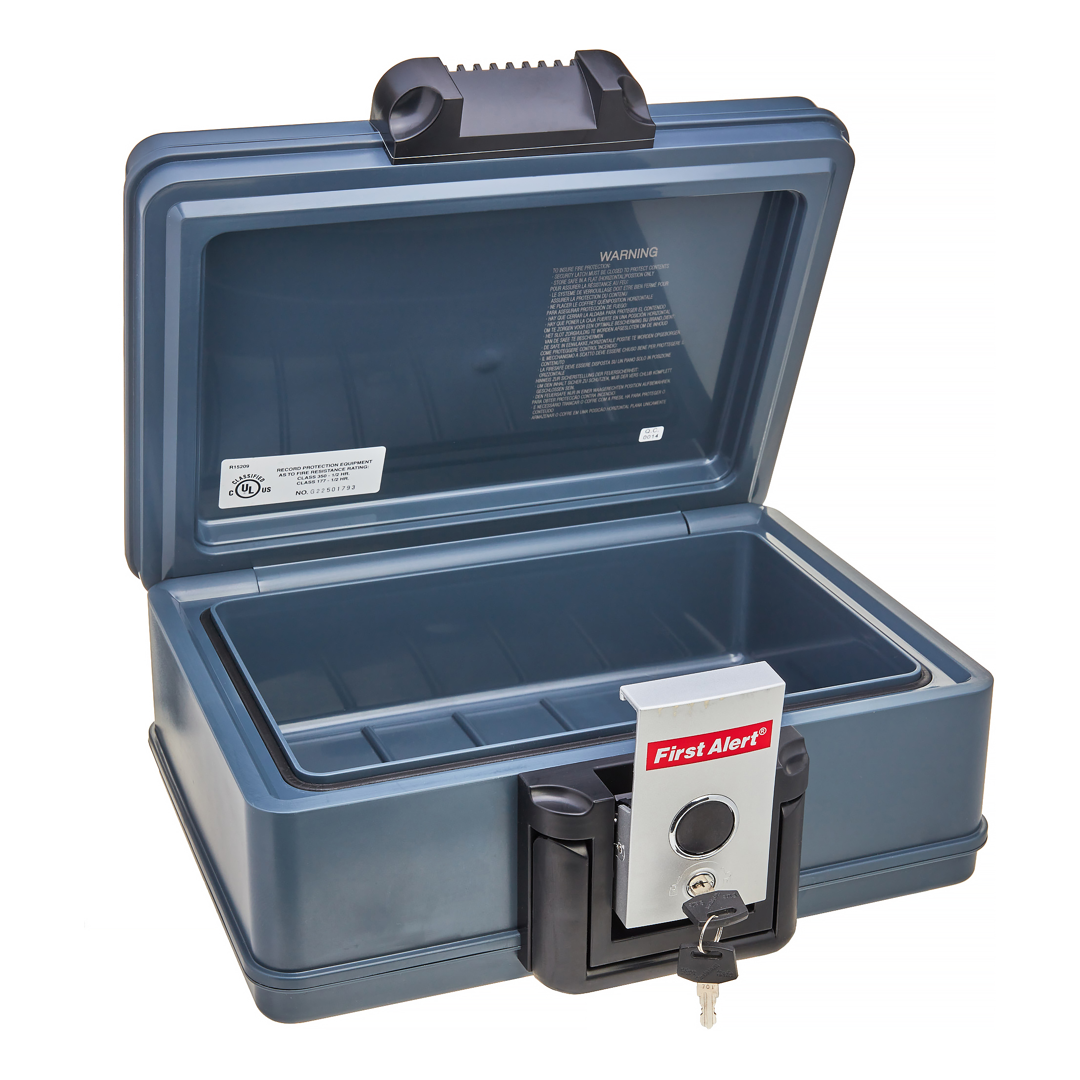 First Alert 2013F Water and Fire Protector File Chest, 0.17 Cubic Ft. - image 3 of 5