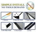 thumbnail image 2 of Amdohai Upgrade Hands Free Magnetic Screen Door Mesh Curtain Keeps Bugs Out Full Frame Magnets with, 2 of 8