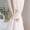 Pink, variant on Byujiro 2 Pack Flower Shaped Twist Curtain Tie Backs, Flexible Bendable Drape Binding Straps, Cute Floral Window Curtain Holdback Rings, Reusable No Punch Curtain Organizer Clips