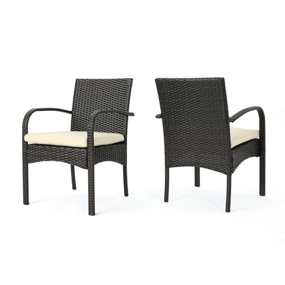 Wicker Dining Chairs, Set of 2 – Stylish & Durable