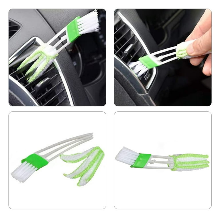 Multicolor 14pcs Car Detailing Brush Kit Set 5 Detail Brush 3 Drill Brushes  2 Car Wash Sponge Vent Brush Microfiber Mitt For Auto Interior Exterior De