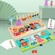 thumbnail image 3 of Ropa colgante Actividades de aprendizaje ropa de madera Juguete de vestir Juego de clasificación de madera educativo temprano para, 3 of 9