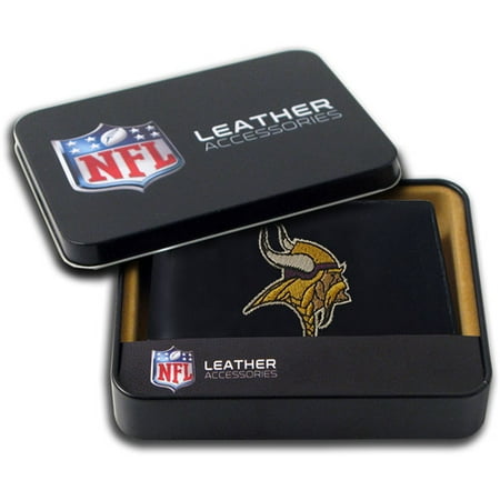 NFL - Men's Minnesota Vikings Embroidered Billfold Wallet