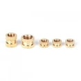 thumbnail image 4 of Anti-Rust Brass Insert Nut, 300Pcs Nut, For Injection Molding Hardware Springs Battery Springs Shaped Springs Craft Gift Springs, 4 of 8