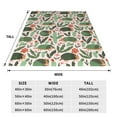 thumbnail image 3 of Salouo Armadillo Print Bed Blankets,Flannel Blanket Comfortable Air Conditioning Blanket Lightweight Blanket for Sofa Bed Travel & Couch -60"x50", 3 of 8