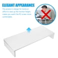 thumbnail image 3 of WEUVEB Computer Desktop Stand Monitor Height Adjustment White 1Set, 3 of 8