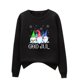 thumbnail image 4 of Navidad moda mujer casual manga larga impreso damas sudaderas tops Pompotops gfhjh10357, 4 of 5