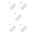 thumbnail image 3 of Justharion Cable Organizer Clips Cable Management Desktop & Workstation ABS Wire Transparent 28pcs 5Set, 3 of 6