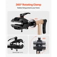 thumbnail image 3 of KFFKFF Bike Repair Stand, 88 lb Heavy-duty Bicycle Work Stand with 41.3-59.8 in Adjustable Height & Magnetic Tool Tray, Foldable Bicycle Maintenance Rack, Shop Home Mechanics, 3 of 9