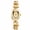 Gold, variant on Women's Vintage Irregular Watch: Asymmetrical Detachable Alloy Band French Retro Silhouette Case Bracelet Wristwatch for Lady