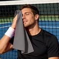thumbnail image 4 of Aodebiao Serviette de Sport Rafraîchissante en Microfibre pour Gym, Entraînement, Absorbant la Sueur, Séchage Rapide, Réutilisable pour Yoga Chaud, Course, Tennis, Randonnée, Voyage, Accessoires D\'entraînement Physique, 4 of 6