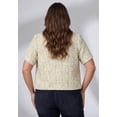 thumbnail image 4 of Jessica London Women's Plus Size Short Sleeve Tweed Jacket, 4 of 4