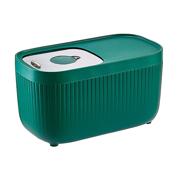 Contenedores De Almacenamiento De Alimentos, Contenedor De Almacenamiento De Arroz De Gran Capacidad, Caja De Visualización De Arroz, Caja De Harina Duradera Para Cocina Y Sala De Estar Eigraketly HA027005-01