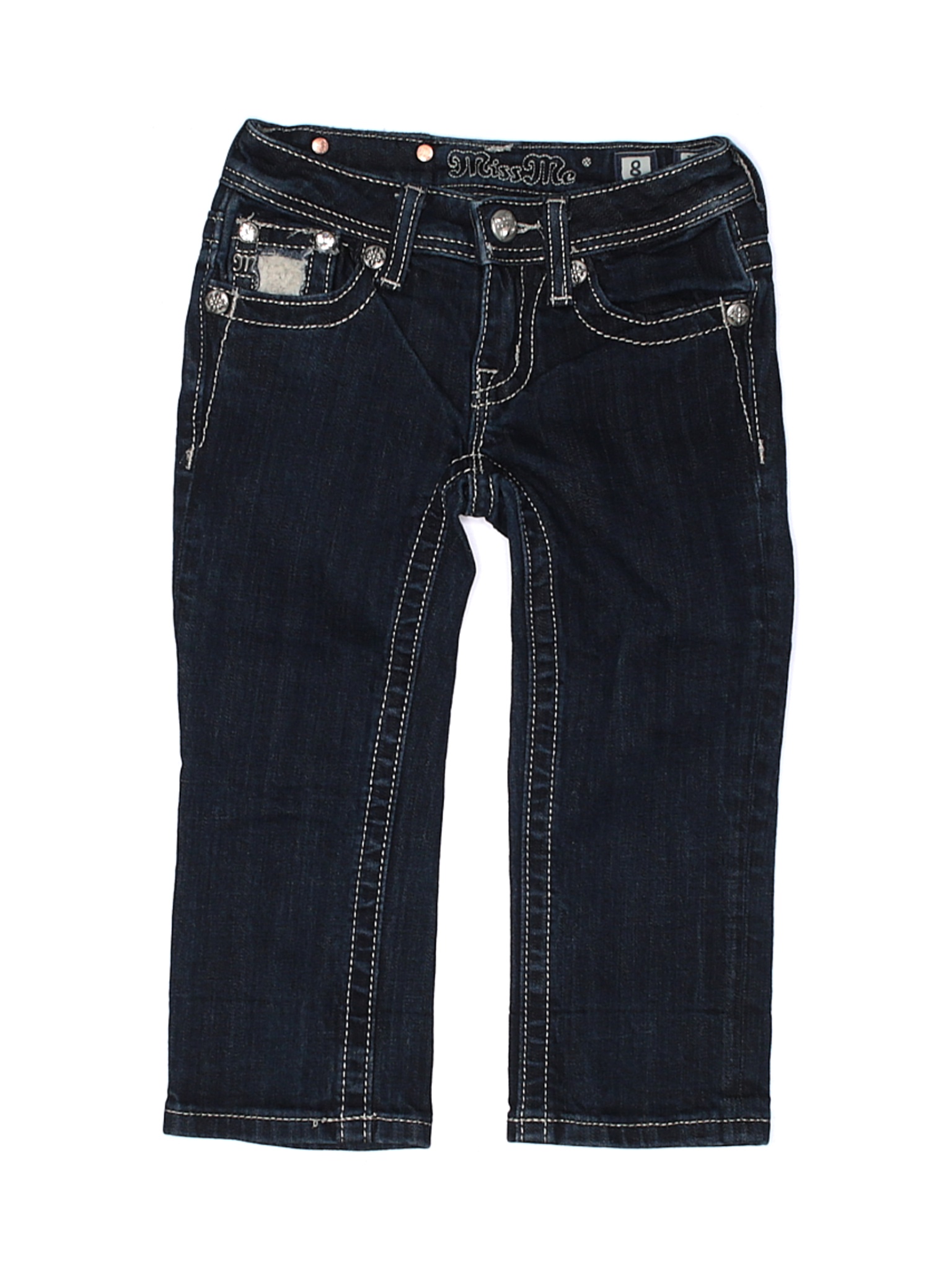 Pre-Owned Miss Me Girl's Size 8 Jeans 