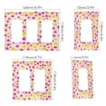 thumbnail image 2 of Yayeee Rocker Switch Wall Plate 2-Gang 4.7"x4.6" Home Decorative Outlet Cover, Beige Stars, 2 of 6