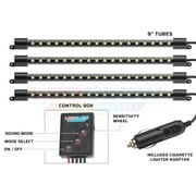 LEDGlow 4pc Blue LED Interior Underdash Lighting Kit