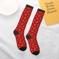 thumbnail image 5 of Balery Gingerbread Man Printed Novelty Socks Men's Women's Crew Socks Sports Socks Knee High Socks Cotton Socks Quirky and Cool Socks, 5 of 9