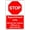Warning Sign 4, variant on Apartment Resident Parking Only Sign - 8"x12" Security Metal Sign, Visitors Park in Visitor Area, Home Business Caution Poster