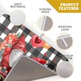 thumbnail image 4 of Dish Drying Mat Valentines Buffalo Plaid Love Gnome Valentine''s Day Decor Washable Fast Drying Pad Dish Drainer Mat for Kitchen Counter Sinks Refrigerator, 18 x 24 Inch, 4 of 6