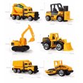 thumbnail image 3 of 2 in 1 Big Truck Toy 6pcs Mini Alloy Diecast Car Model 1:64 Scale Toys Car Carrier Truck Engineering Car Toys For Child Baby Boys 3-6 years, 3 of 7
