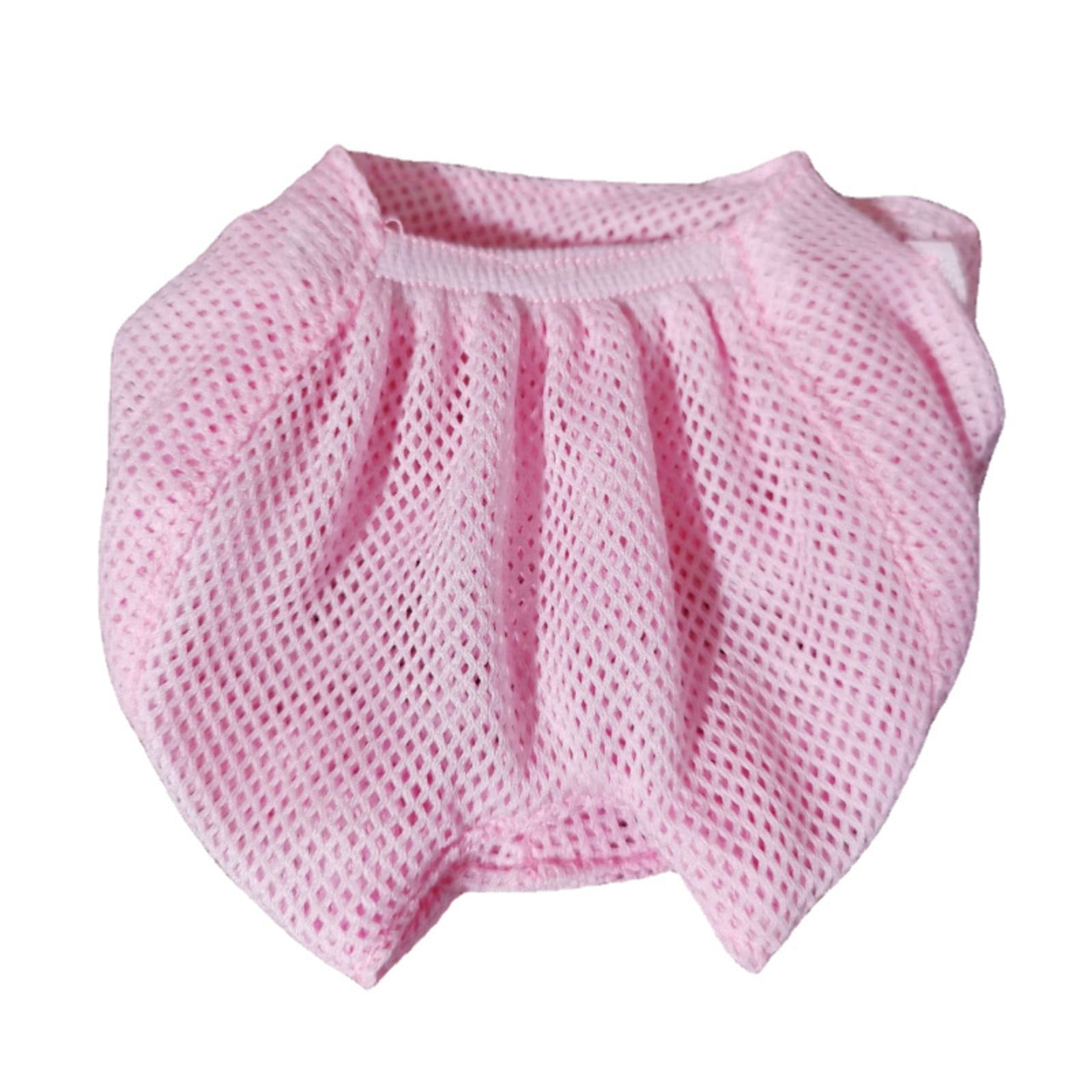 2PCS Breathable Mesh Cat Restraint Mask Reusable Anti Cat Bite Mask for Pet Owners(7.2 -10.4 Inch Pink)