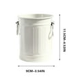 thumbnail image 2 of Back to School Kdkad Pencil Pen Holder for Desk, Retro Iron Bucket Shaped Hangable Pen Holder Desk Organizer, DIY Pen Holder Decorated for Office, School, Home, 2 of 7