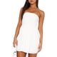 thumbnail image 1 of Vestido Mujer Ajustado Holgado Color Sólido Sin Mangas Traje Diario Kuymtek Blanco T XL para Mujer, 1 of 6