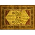 thumbnail image 1 of Ahgly Company Indoor Rectangle Oriental Yellow Industrial Area Rugs, 2' x 3', 1 of 4