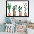 thumbnail image 3 of Designart 'Duo of Potted Flowers House Plants In Claypots' Farmhouse Framed Art Print, 3 of 4