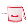 thumbnail image 2 of KAKOWELY 1Pc Christmas Storage Box Foldable Container Multi-layers Box(Transparent Color),12.2"X12.2"X11.42", 2 of 5