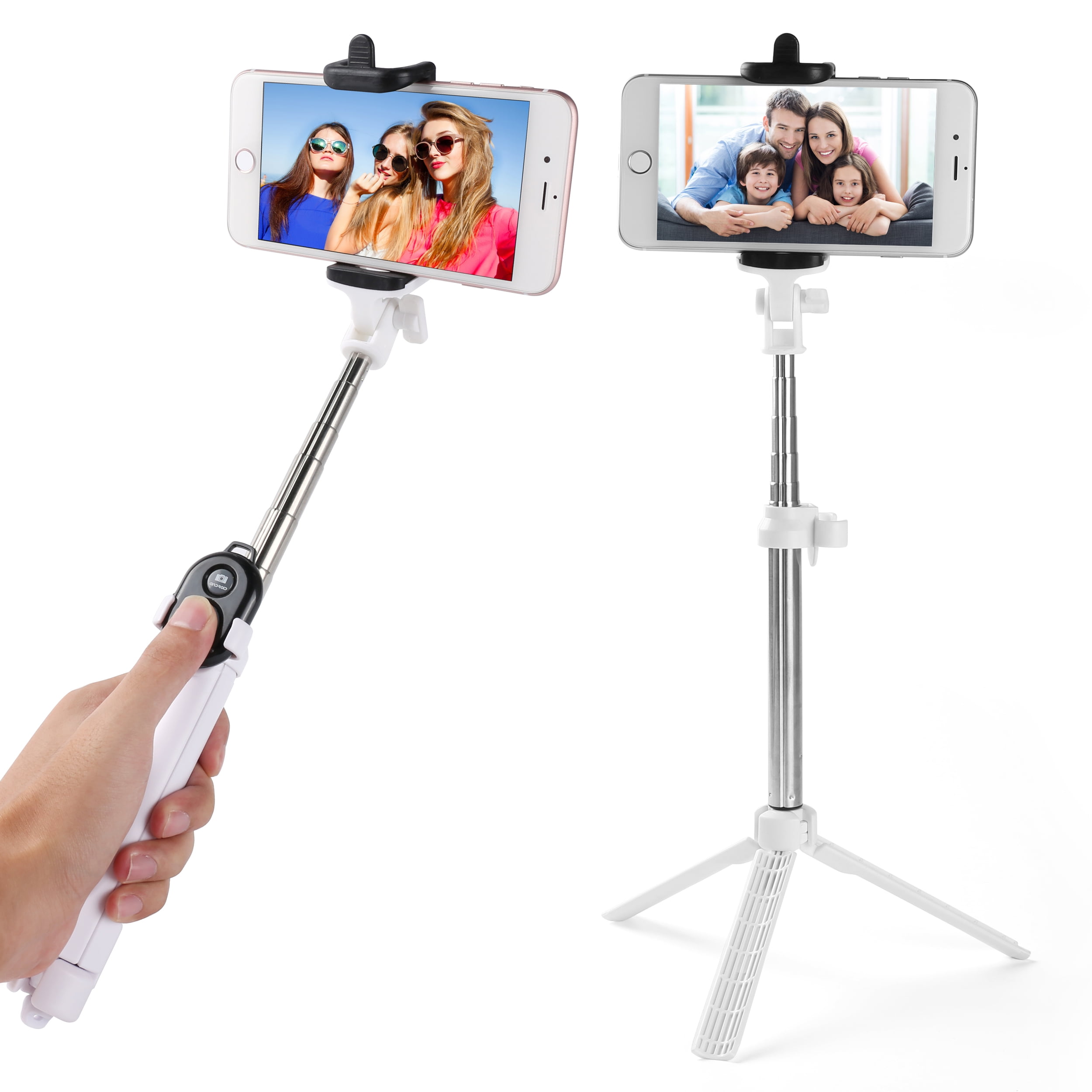 Travel Friendly Portable Wireless Remote Control Selfie Stick And Mini