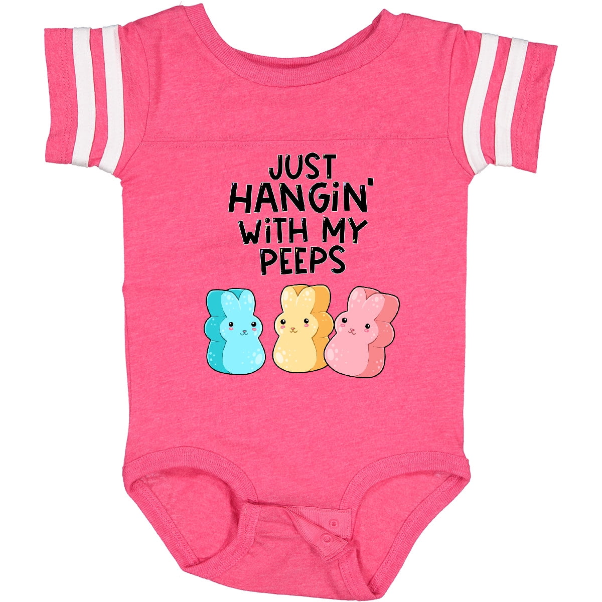 Inktastic Easter Just Hangin' with My Peeps Boys or Girls Baby Bodysuit