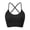 Black, variant on Jkety Sports Bras for Women High Support Women's Full Figure Front Closure Wirefree Back Support Posture Bra Pink,S