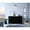 Black, variant on Modern 6 - Drawer White Dresser / Enhance Bedroom Storage Efficiency
